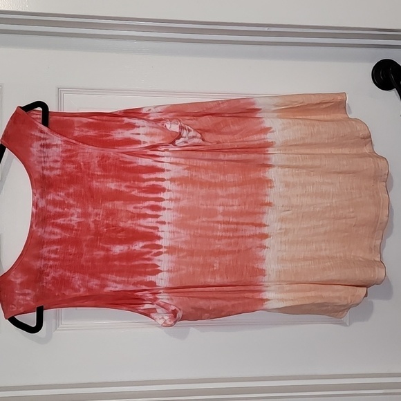 Natural Reflections tie dye tank top Sz 1X - Picture 5 of 6
